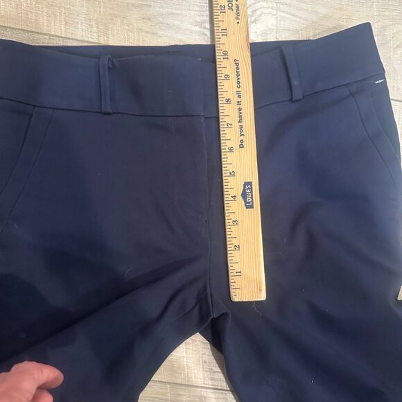 Ann Taylor Loft Womens Navy Dress Pants Size 4 Marissa Skinny - Picture 5 of 9